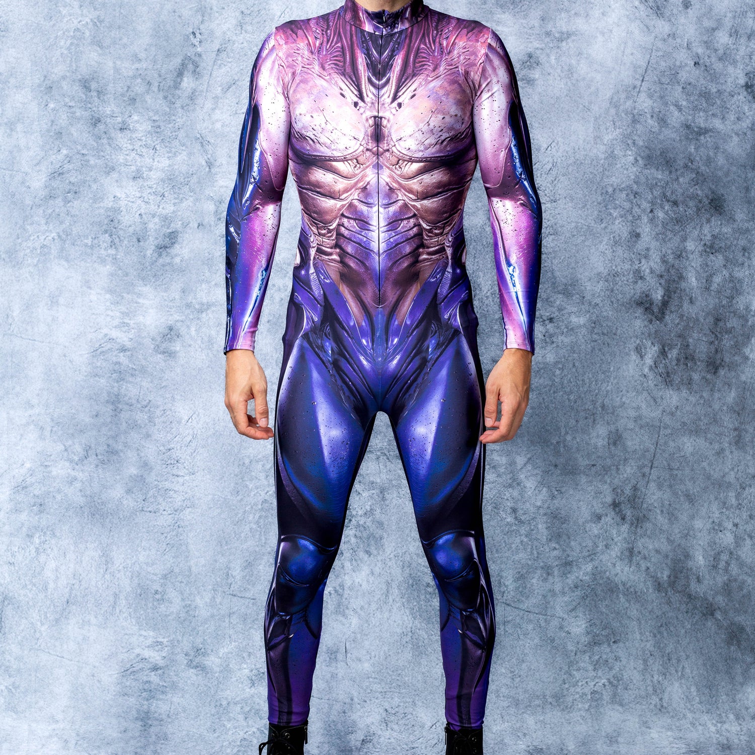 Biomorphic Male Costume Blue