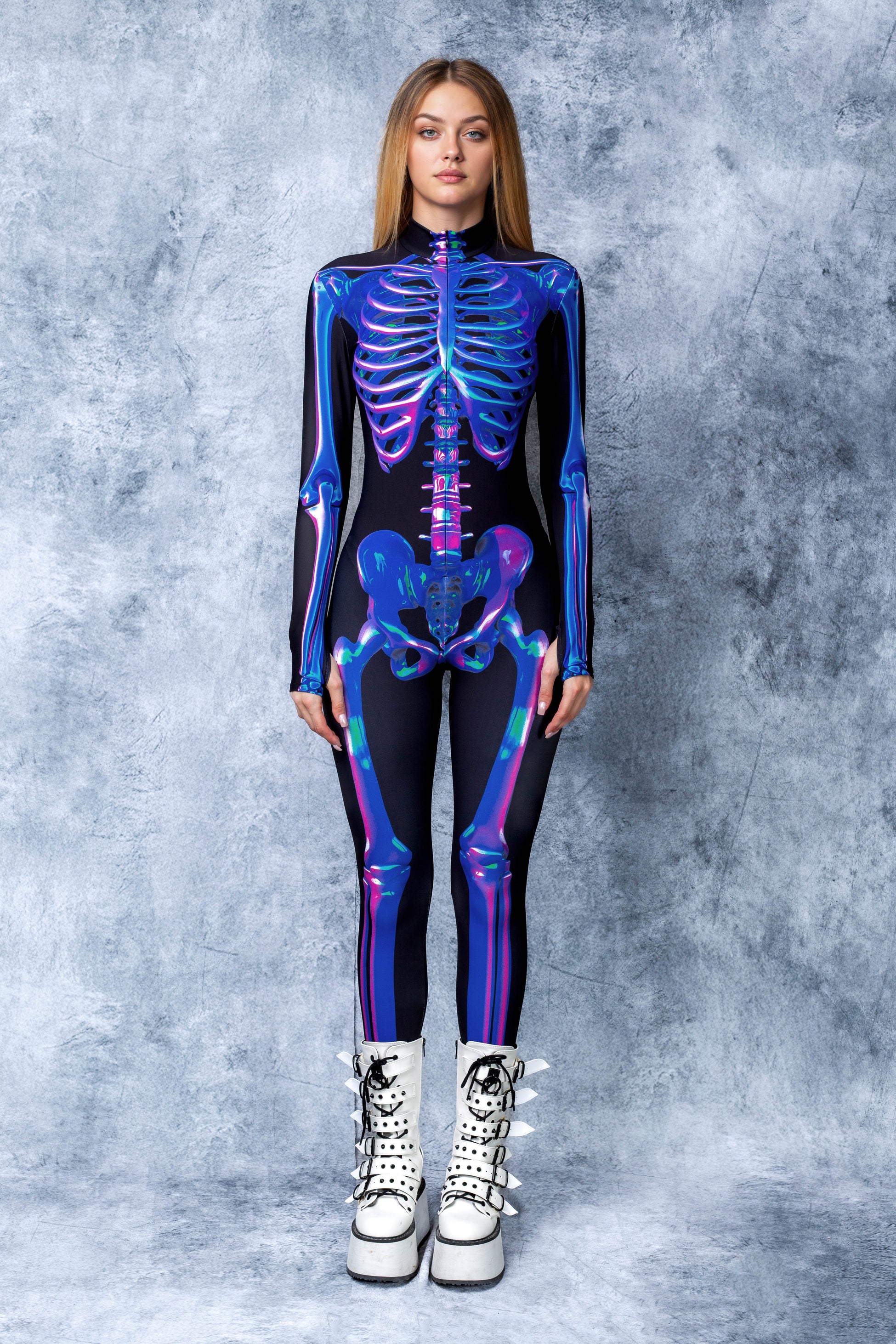 Holo Skeleton Costume 2