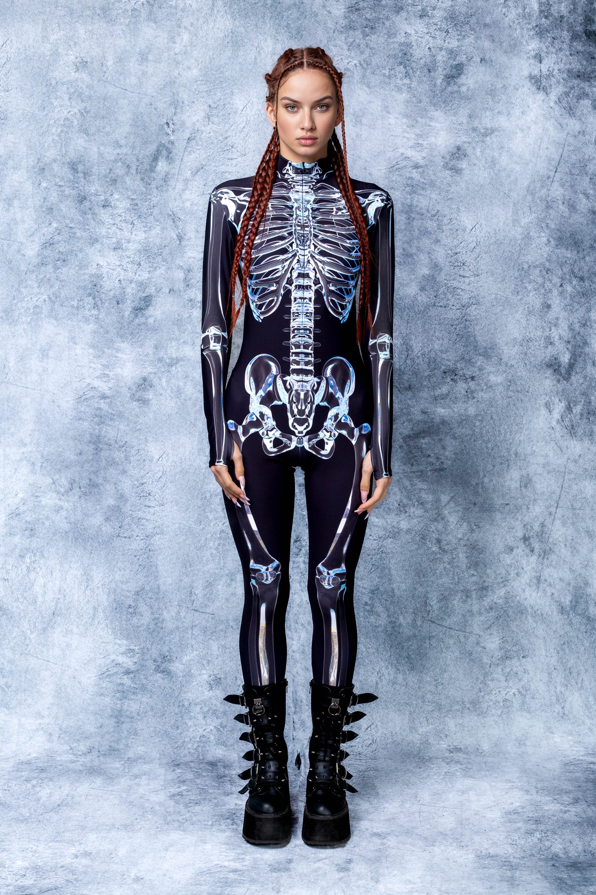Glass Skeleton Costume 2
