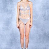 Glimmer Silver Body Chain