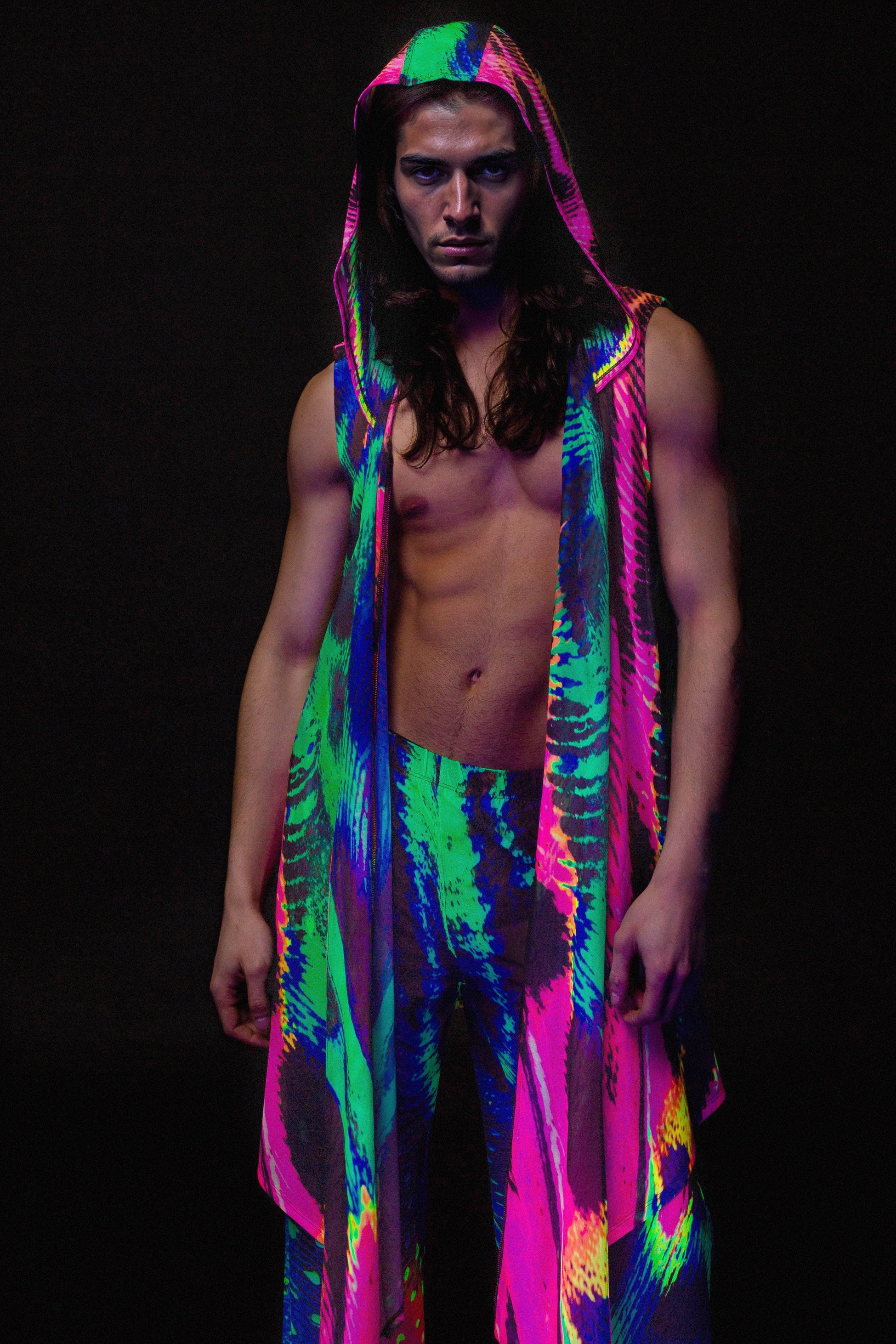 Rawrr Mesh Male Hooded Vest 1