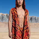 Lava Burst Male Wide Pants