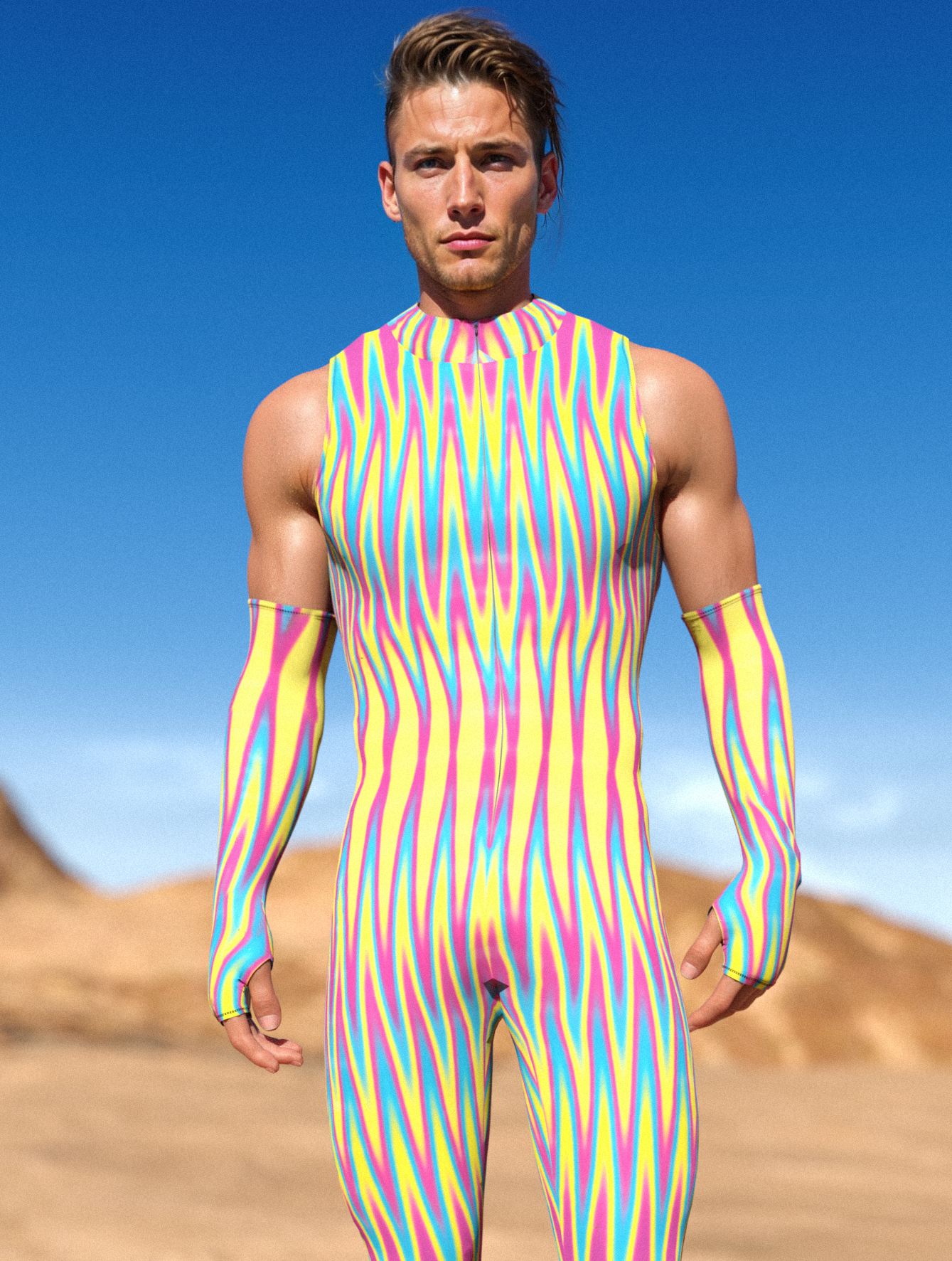 Panarama Male Sleeveless Costume 1
