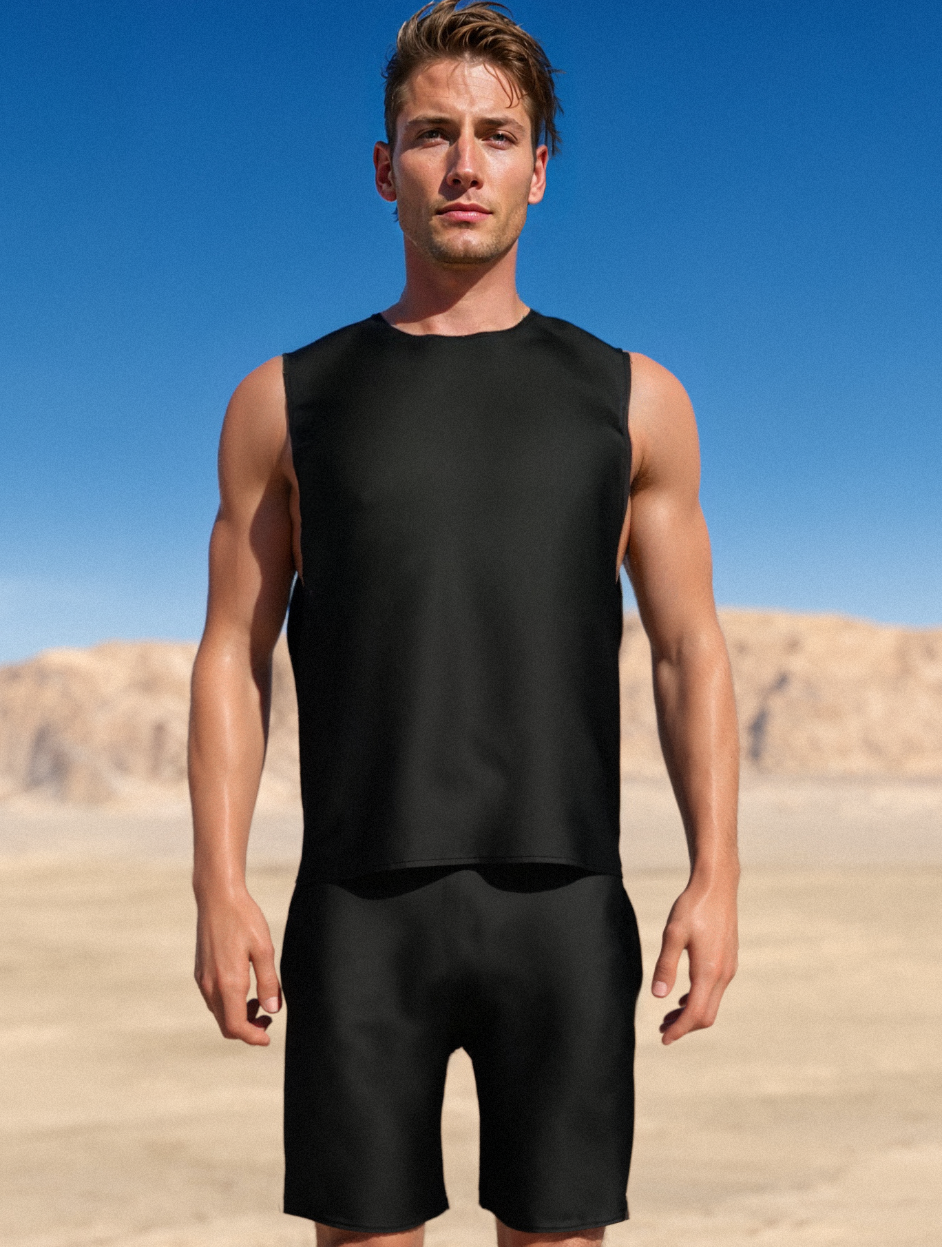 Just Black Male Muscle Set 1