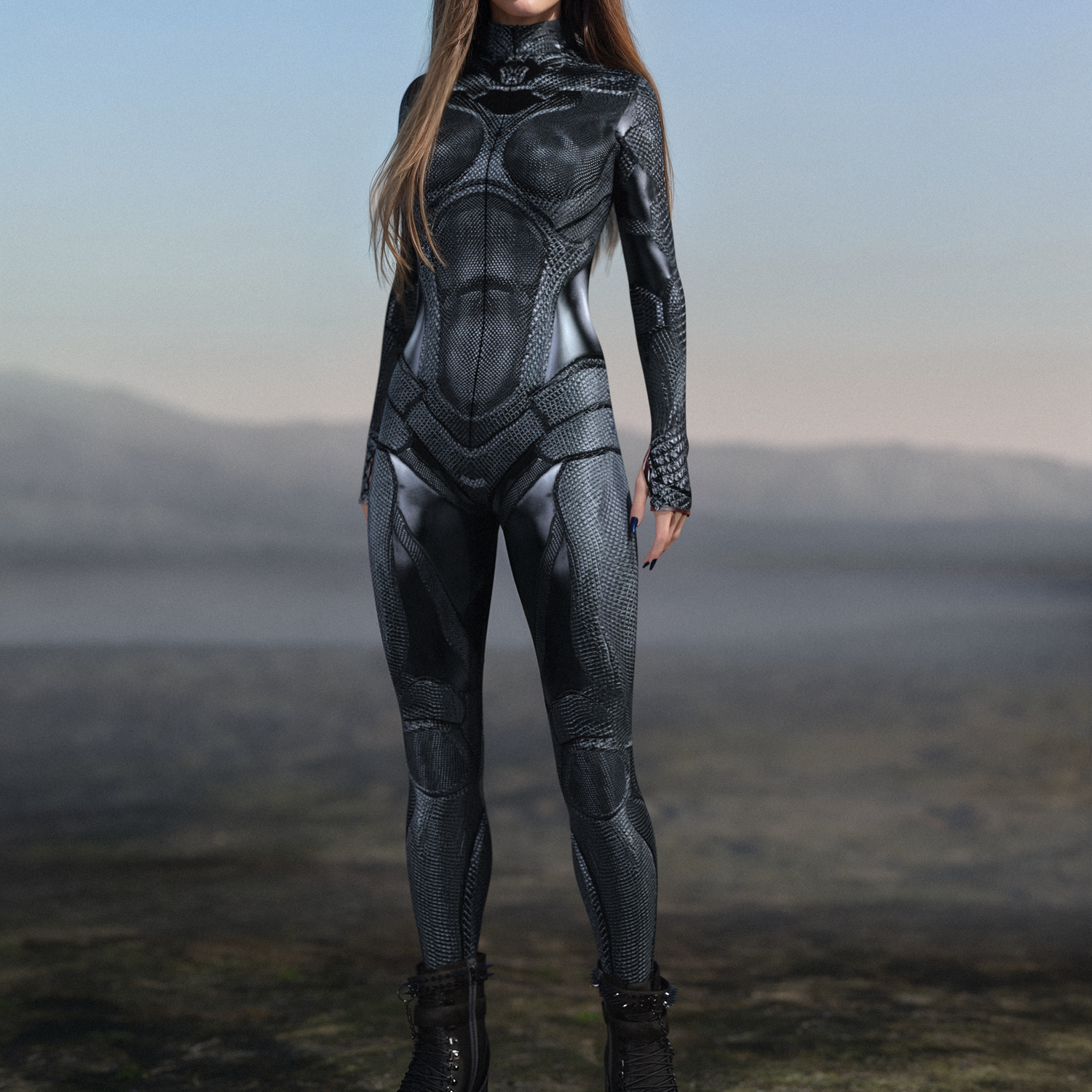 Nocturnal Enigma Costume Black