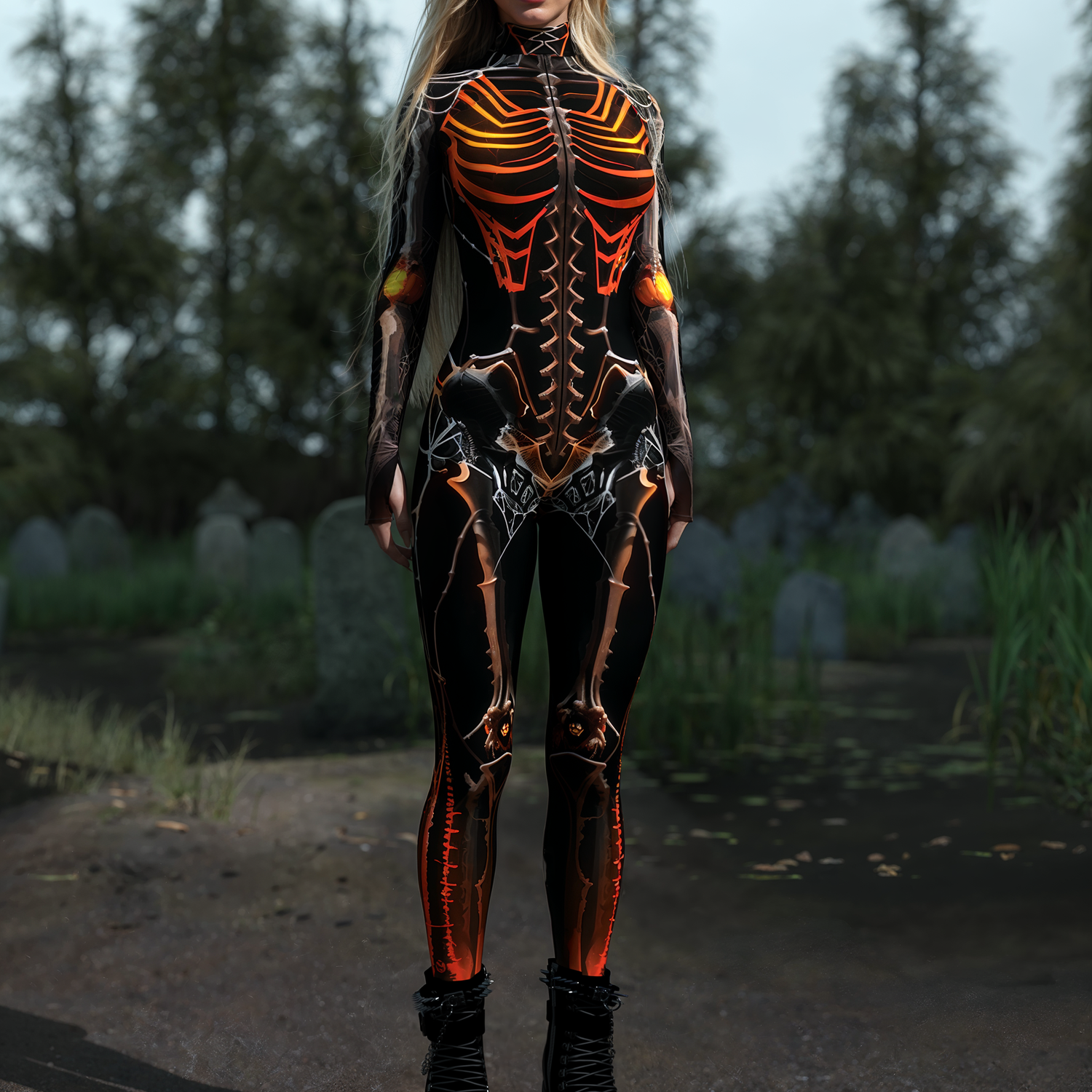 Temple Of Doom Costume Orange