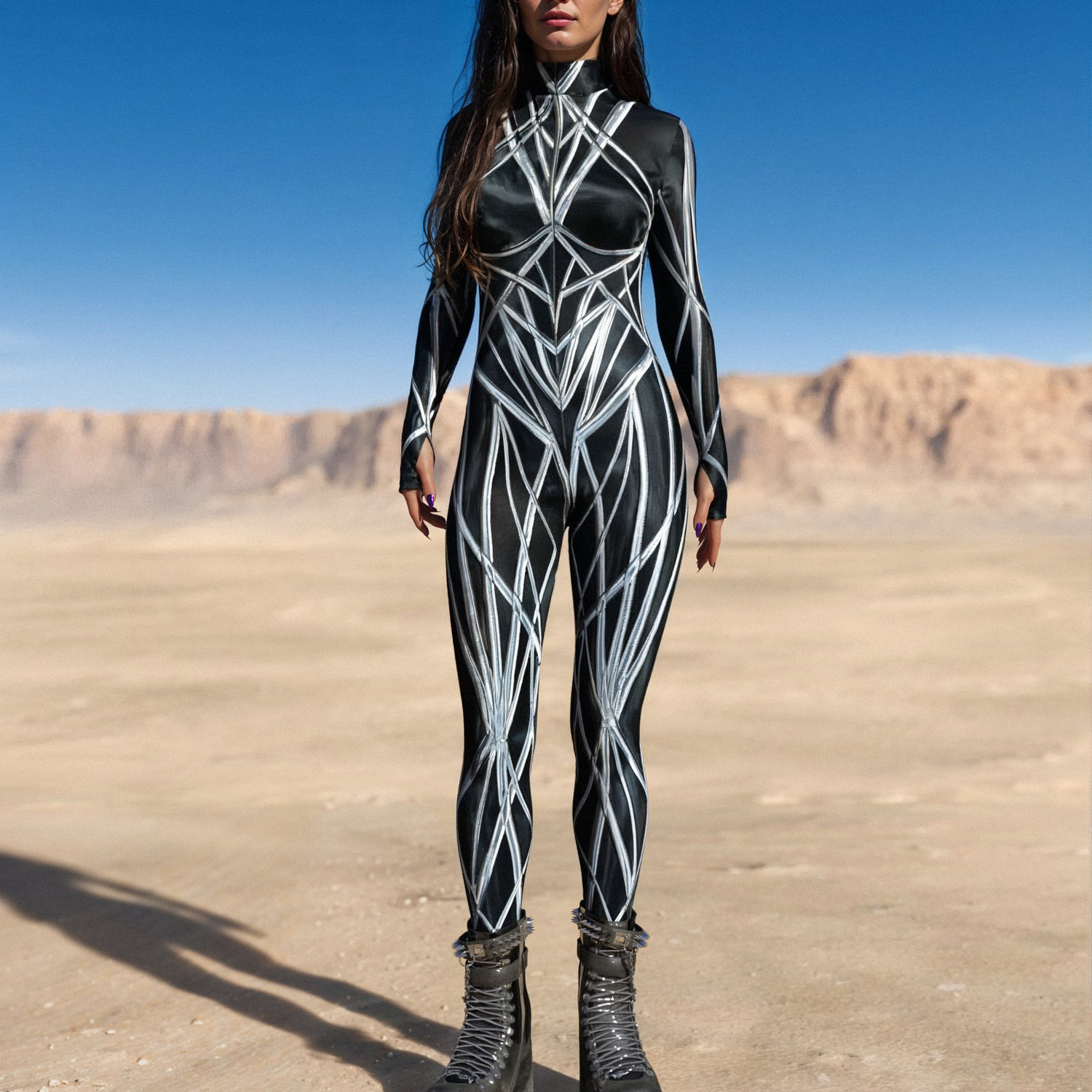 Sublime Bind Costume Black, White