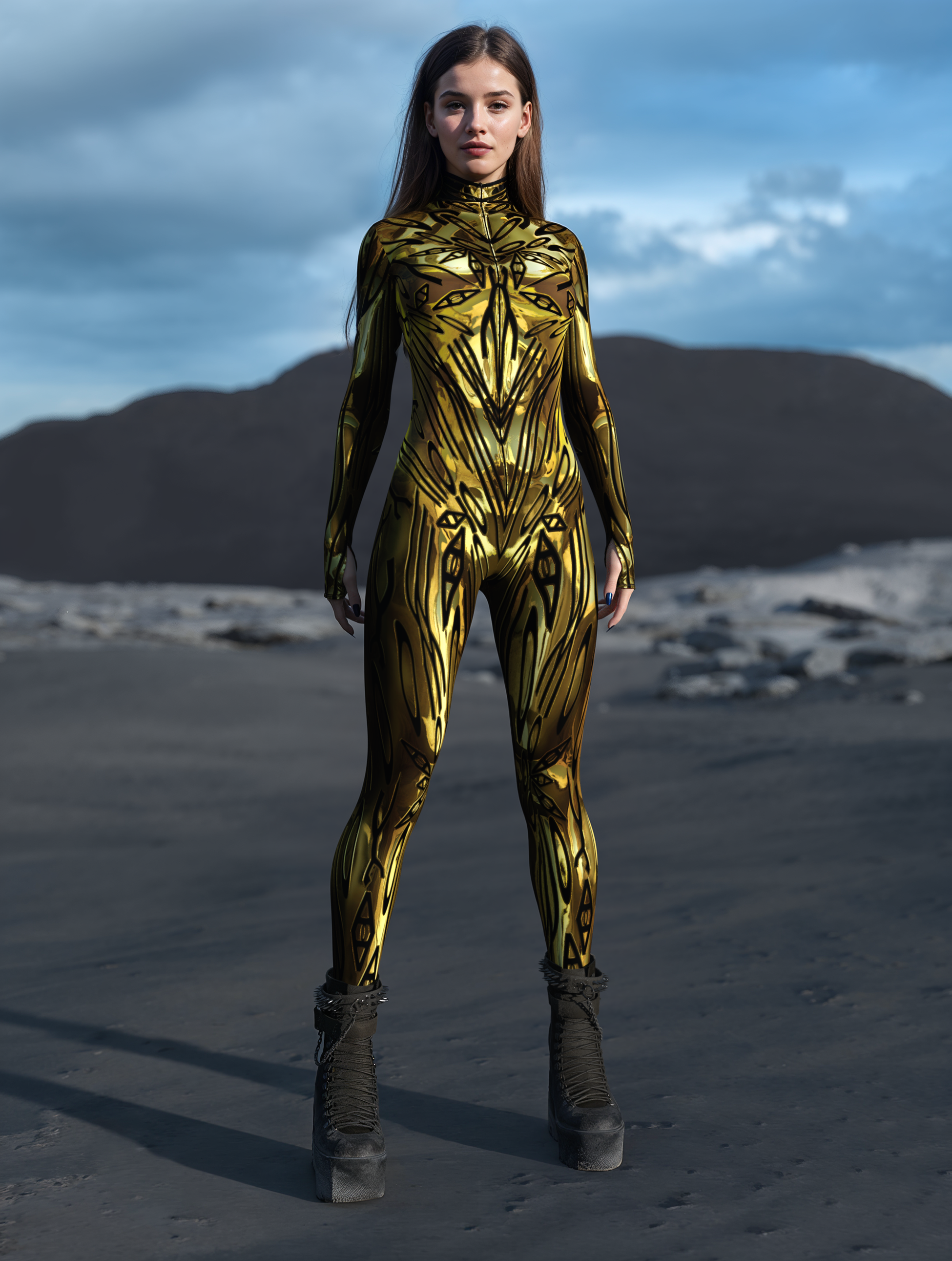 Corrupted Gold Costume 2