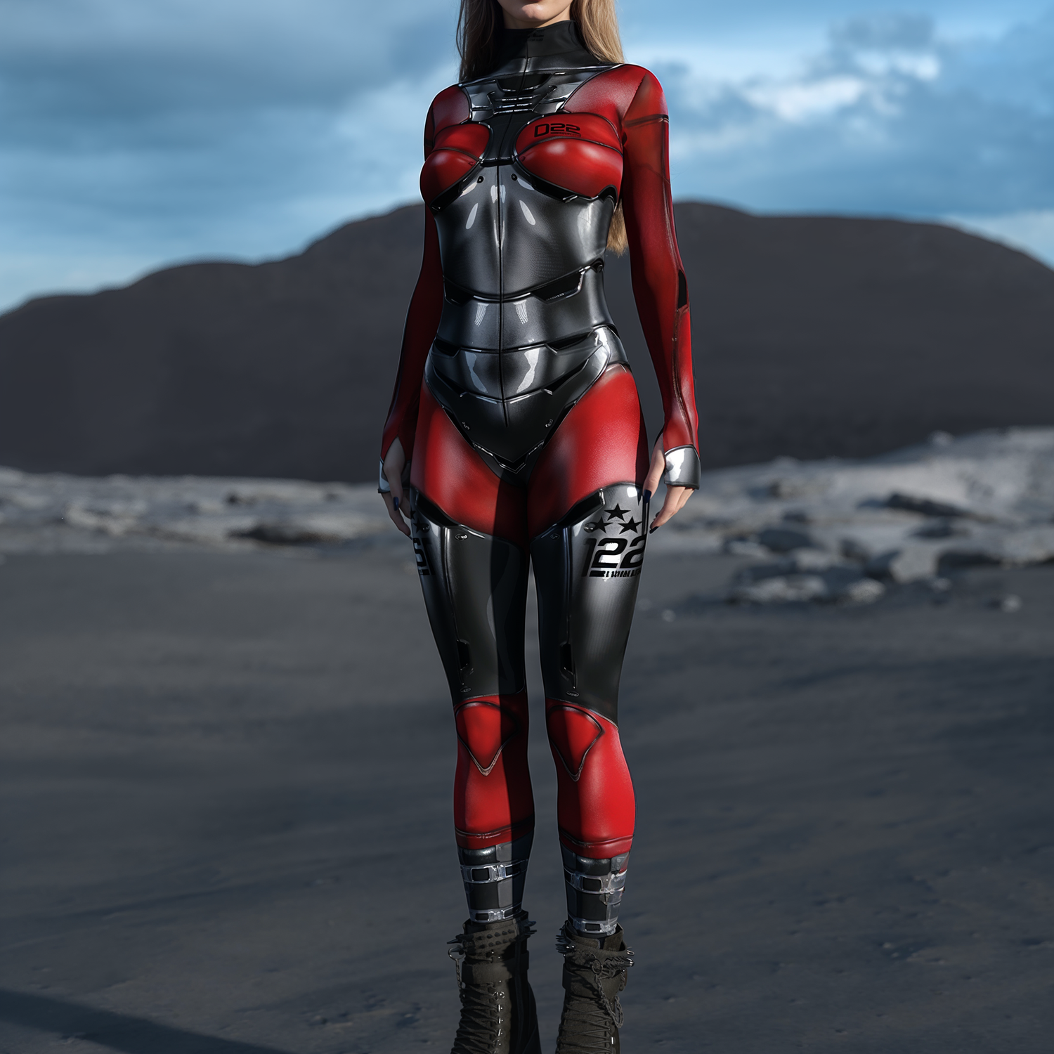 Trot Bot Costume Red