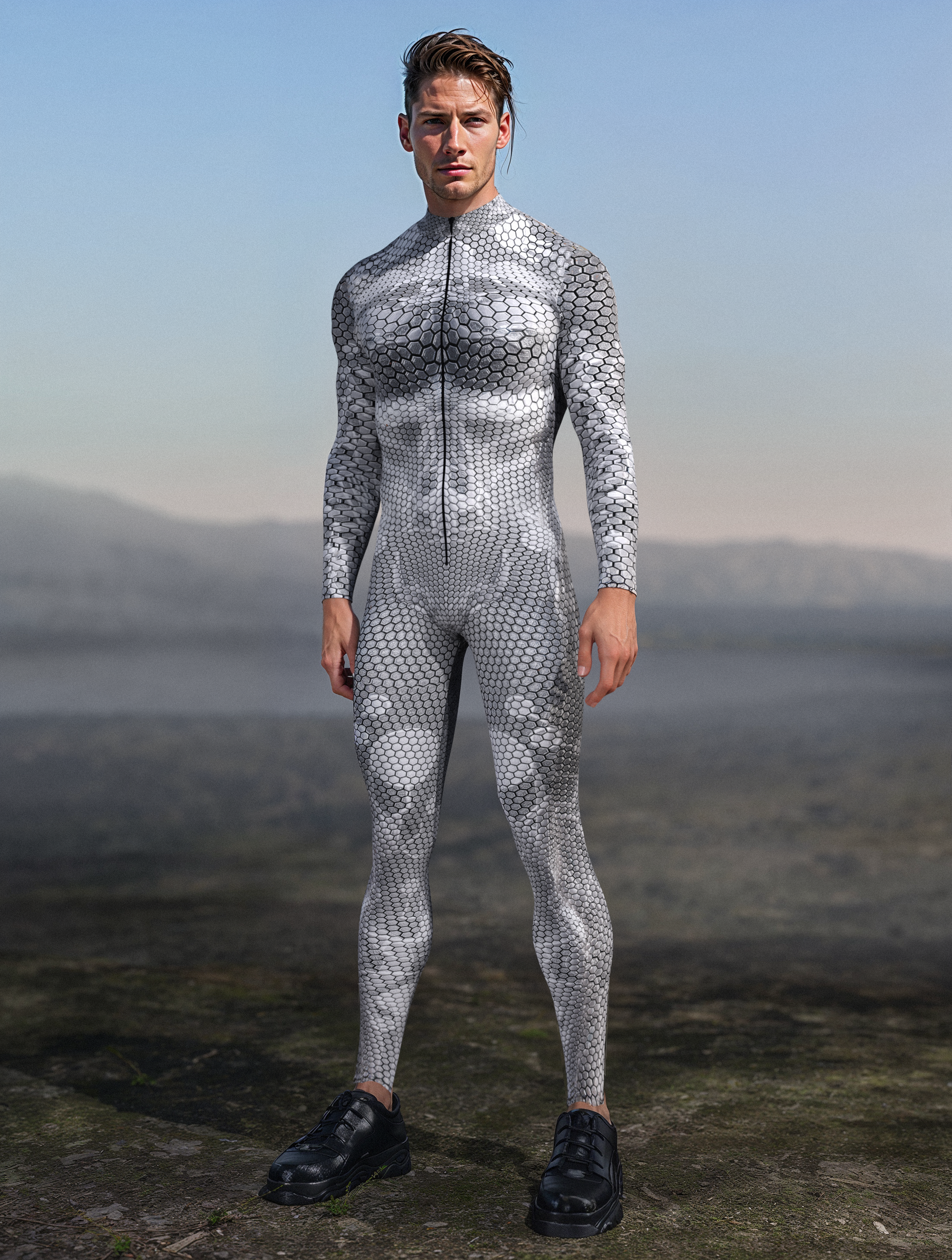 Myriad Walker Silver Male Costume 2