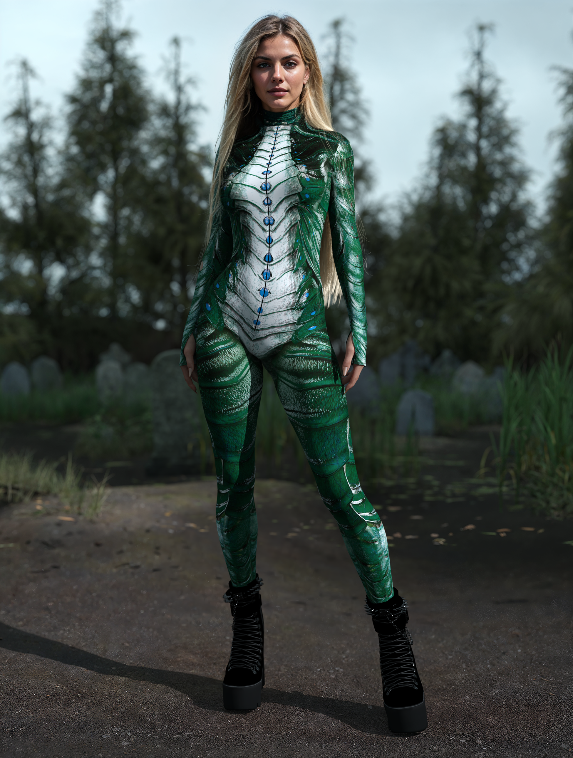 Green Dragon Costume 2