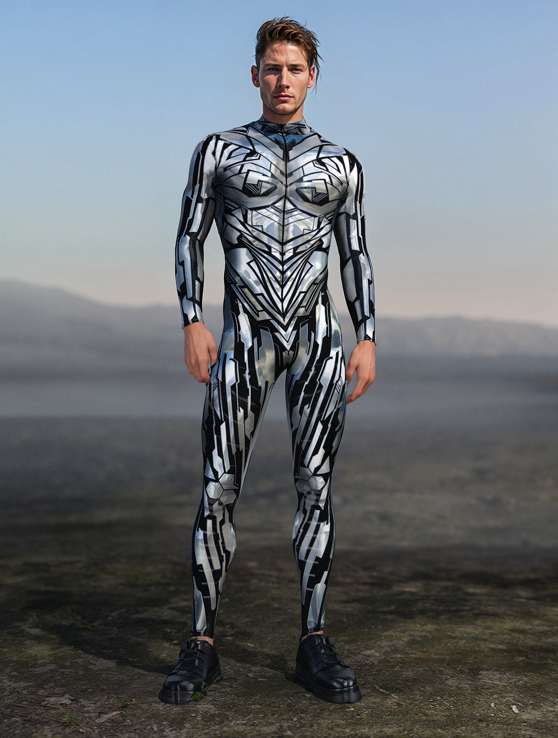 Fury Node Silver Male Costume 2