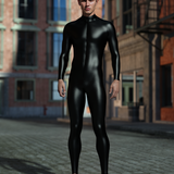 Black Holographic Male Costume