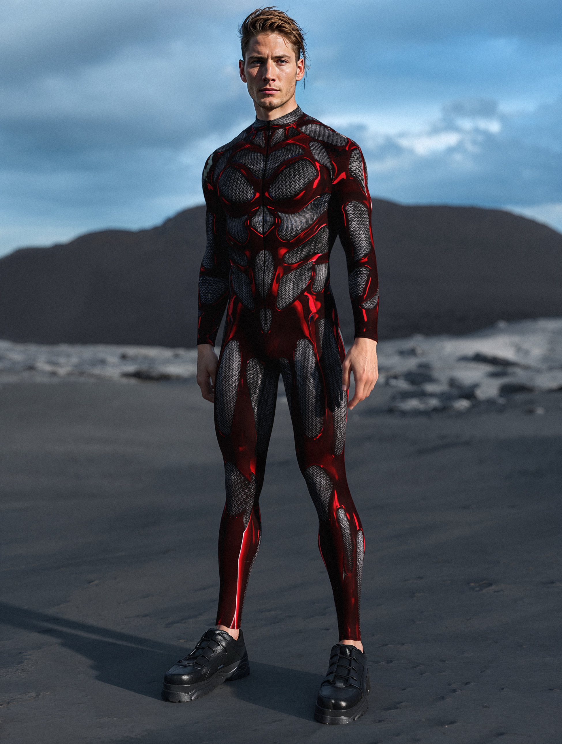 Cardinal Synth Male Costume 2