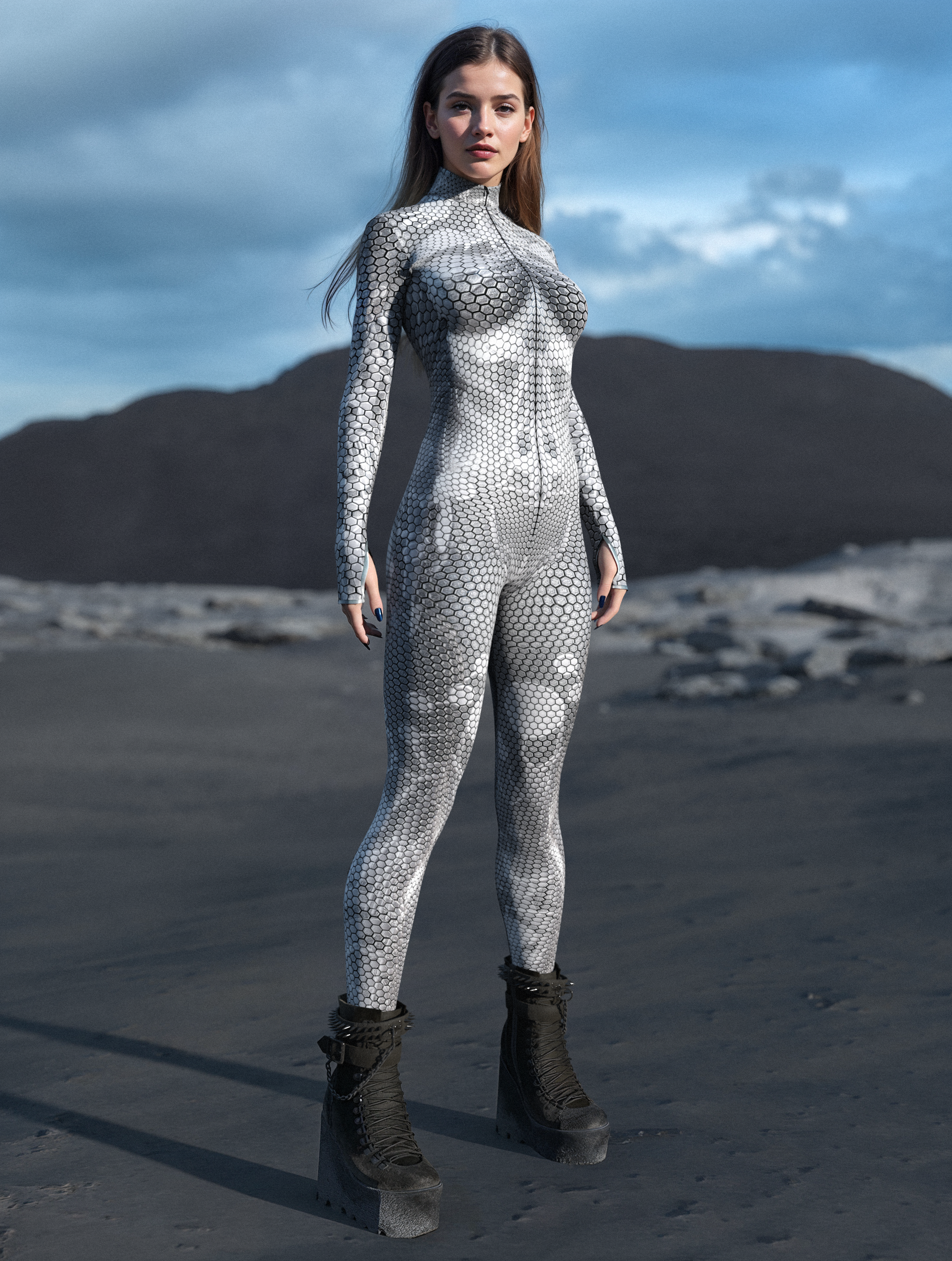 Myriad Sentinel Silver Costume 2