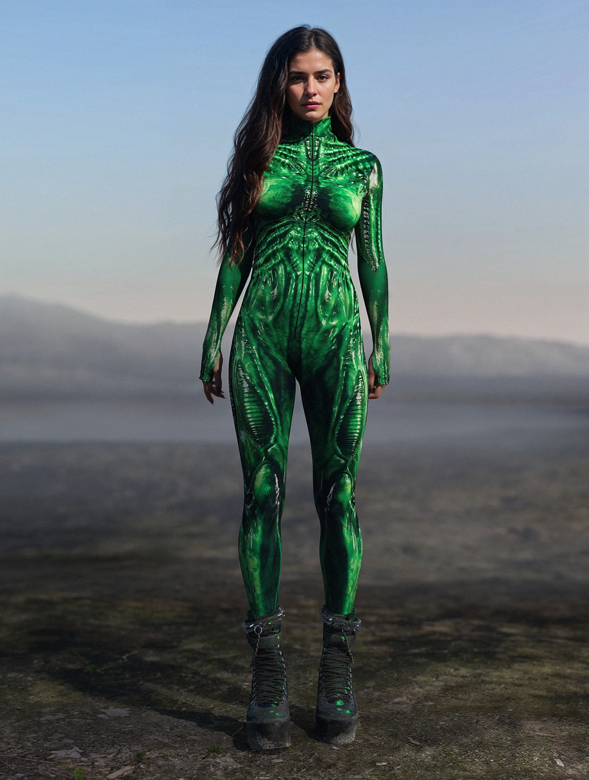 Green Exomorph Costume 2