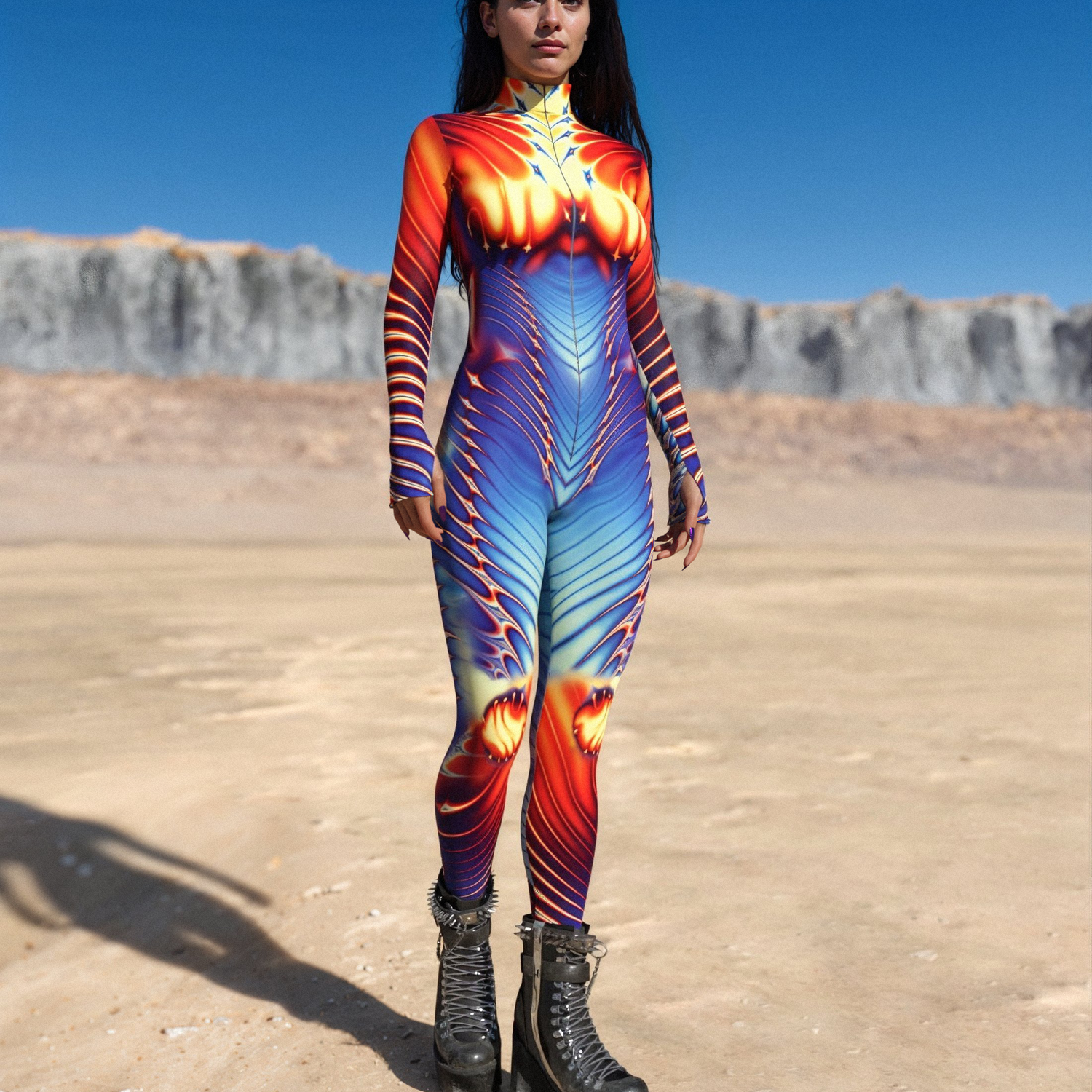 Ignition Costume Blue, Red
