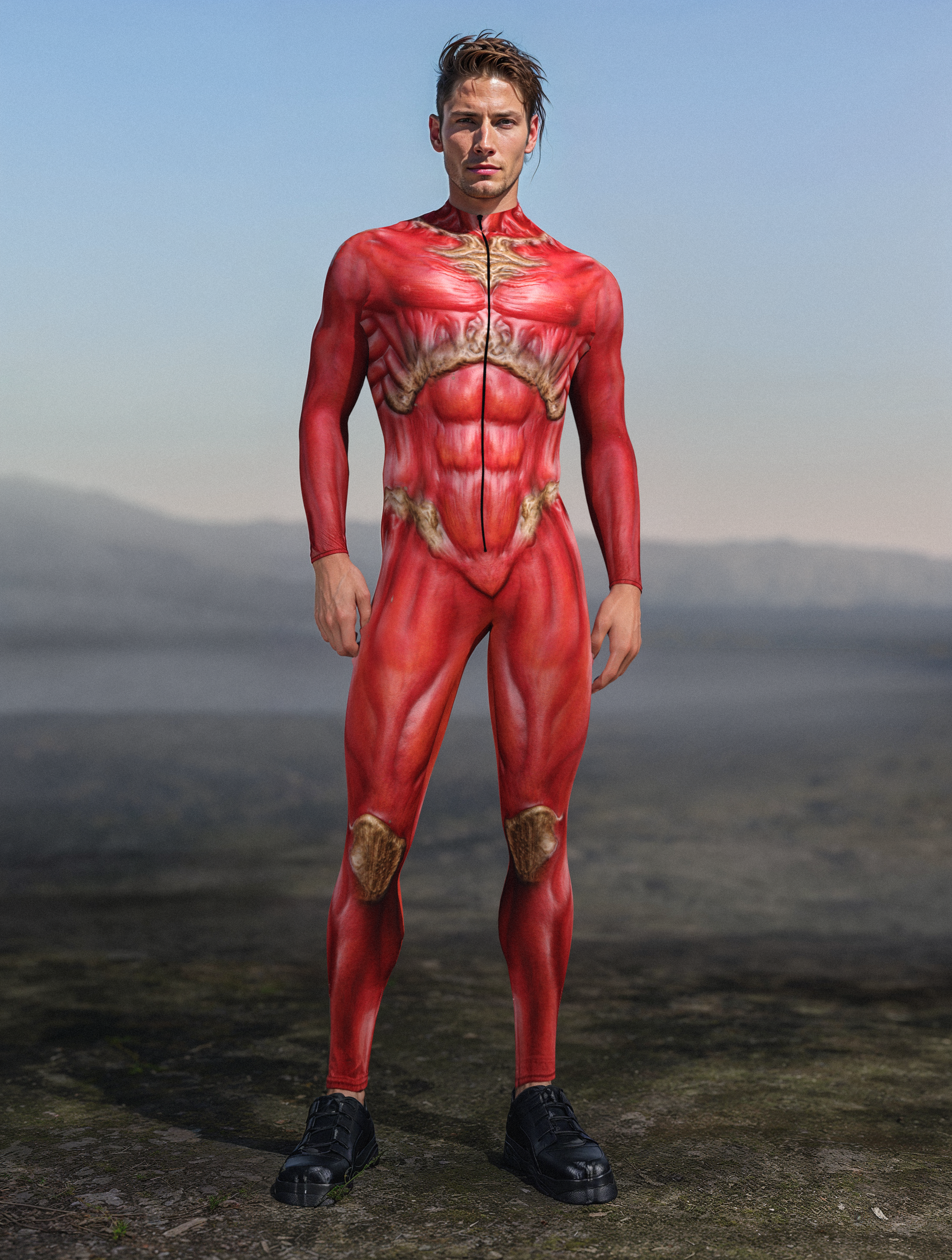Hell Servant Red Male Costume 2
