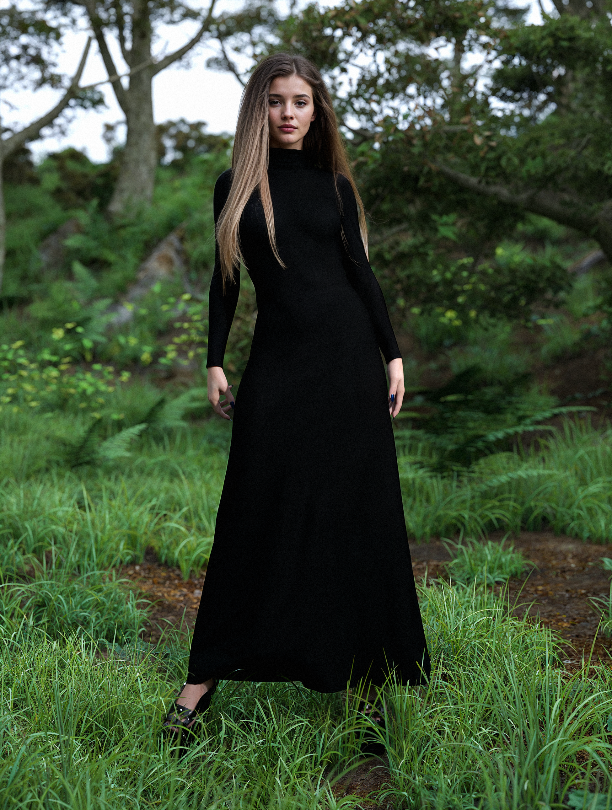 Just Black Classic Sleeved Dress 2