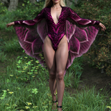 Fae Rose Large Leotard Set