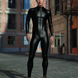 Black Holographic Male Costume