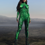 Exomorph Green Bodysuit