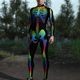 Rainbow Anatomy Male Costume