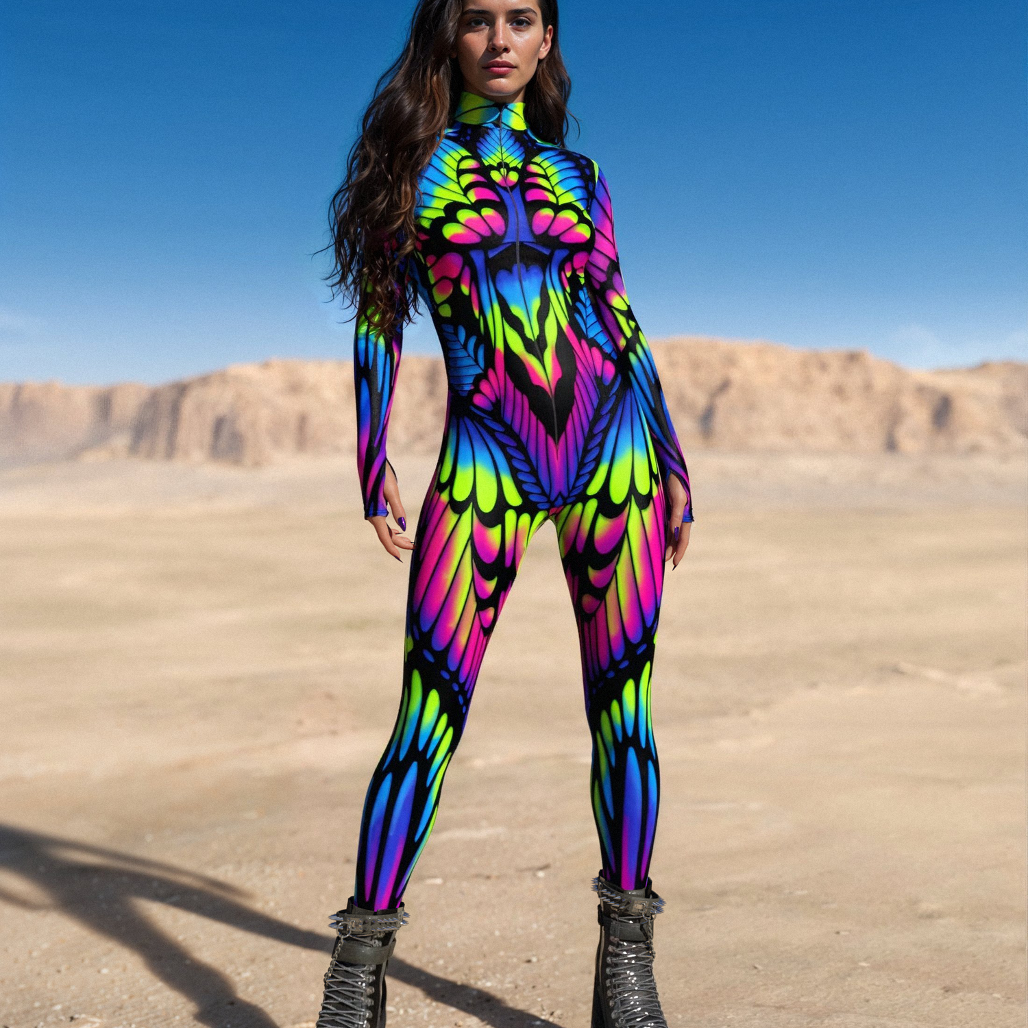 Quiver Mesh Wings UV Reactive, Mesh