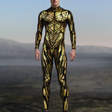 Fury Node Gold Male Costume