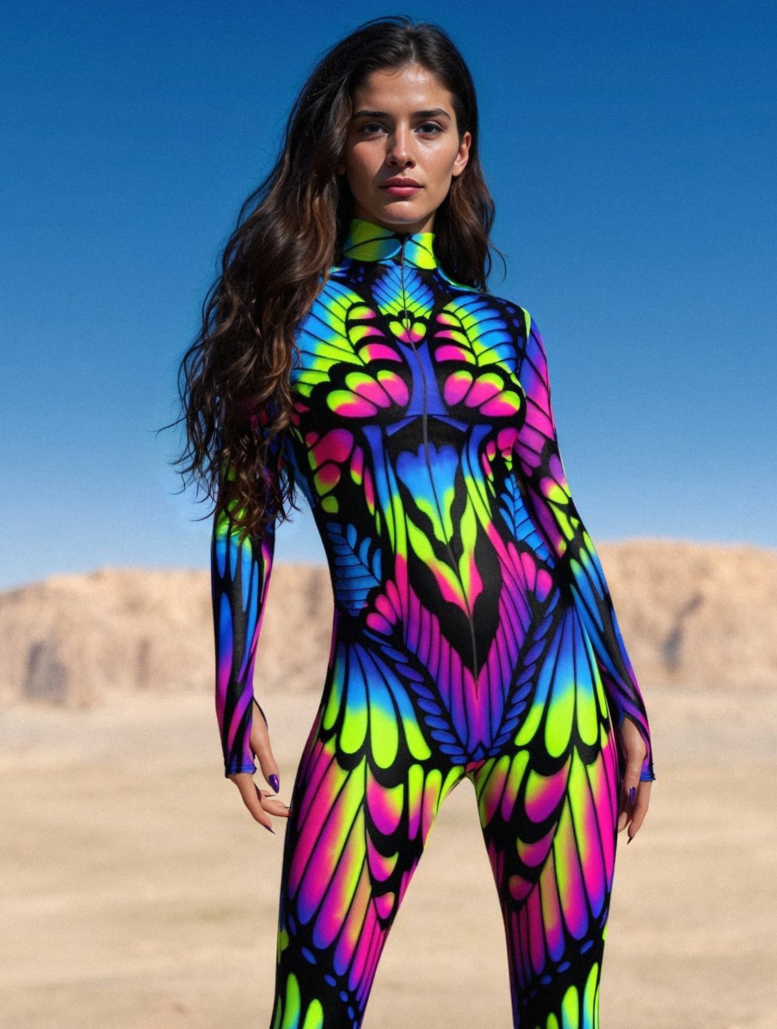 Quiver Mesh Wings Rainbow