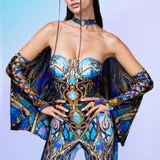 Heartstone Cyber Strapless Romper