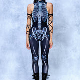 Fragile Bare Back Catsuit