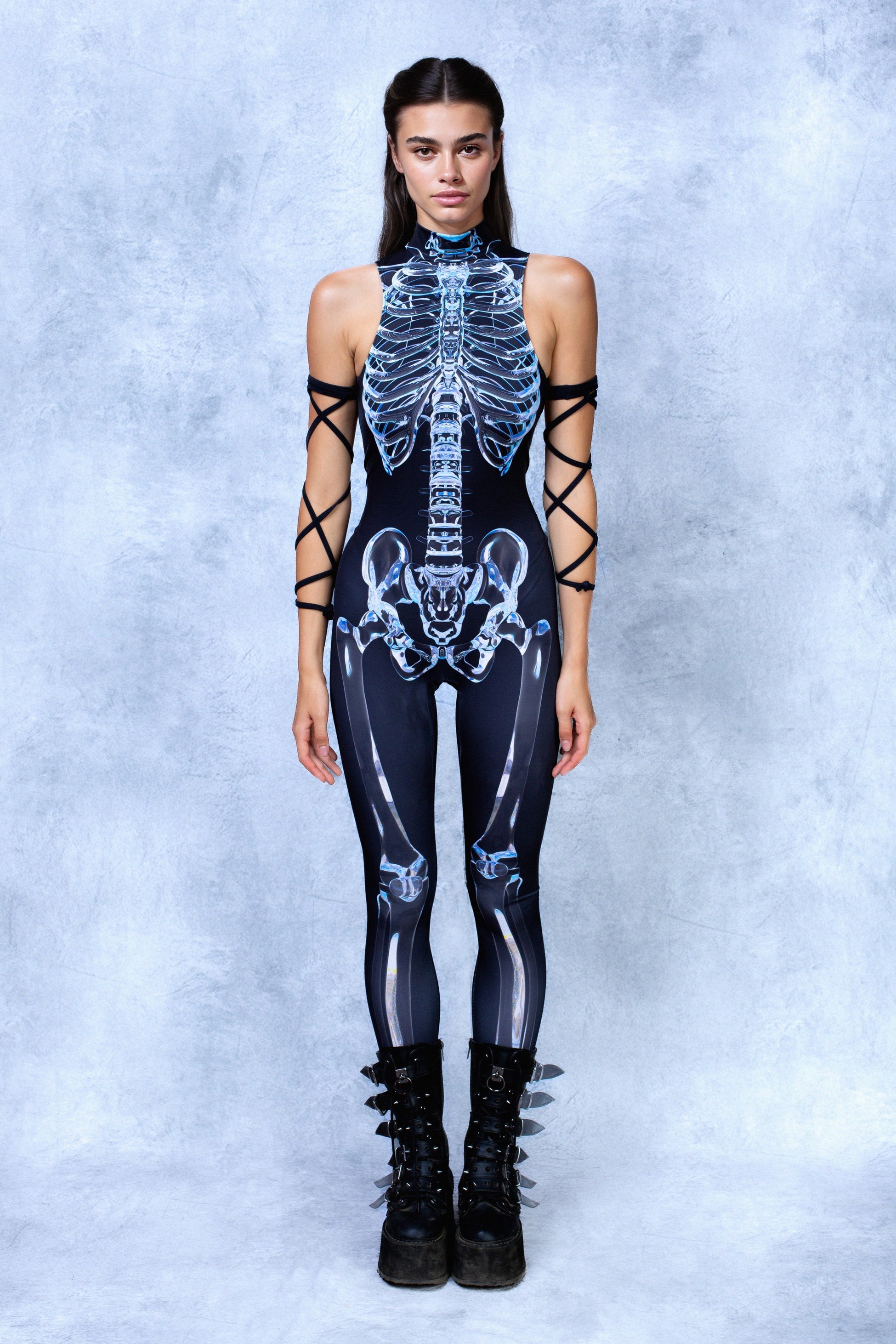 Fragile Bare Back Catsuit 2
