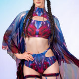 Metagalactic Cutout Rave Top