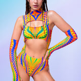 Trippyzoner Chaps Leotard