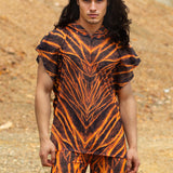 Lava Burst Unisex Hooded Top
