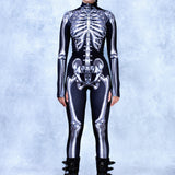 Silver Skeleton Costume
