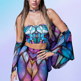 Rosette Mesh Wings