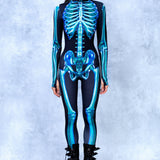 Blue Candy Skeleton Costume
