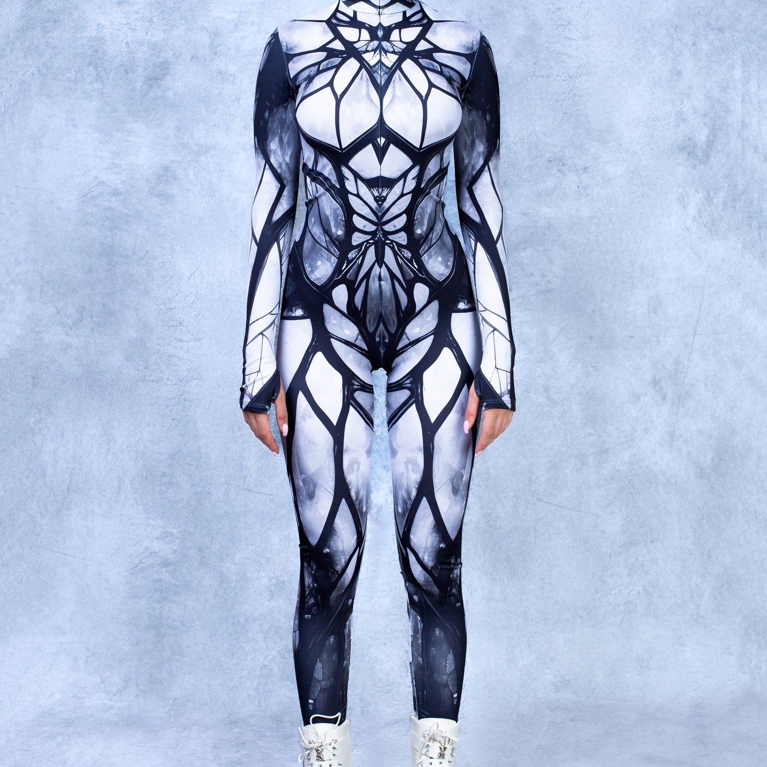 Rosette Dark Costume White