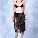 Embergaze Rave Fringe Skirt