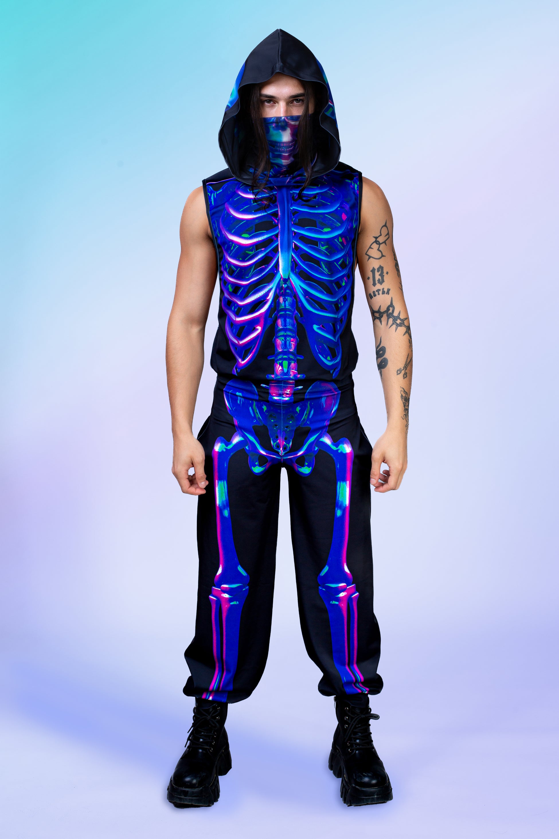 Shifty Skeleton Male Cuff Pants 2