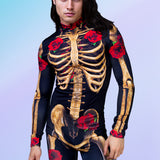 Rose Skeleton Male Costume