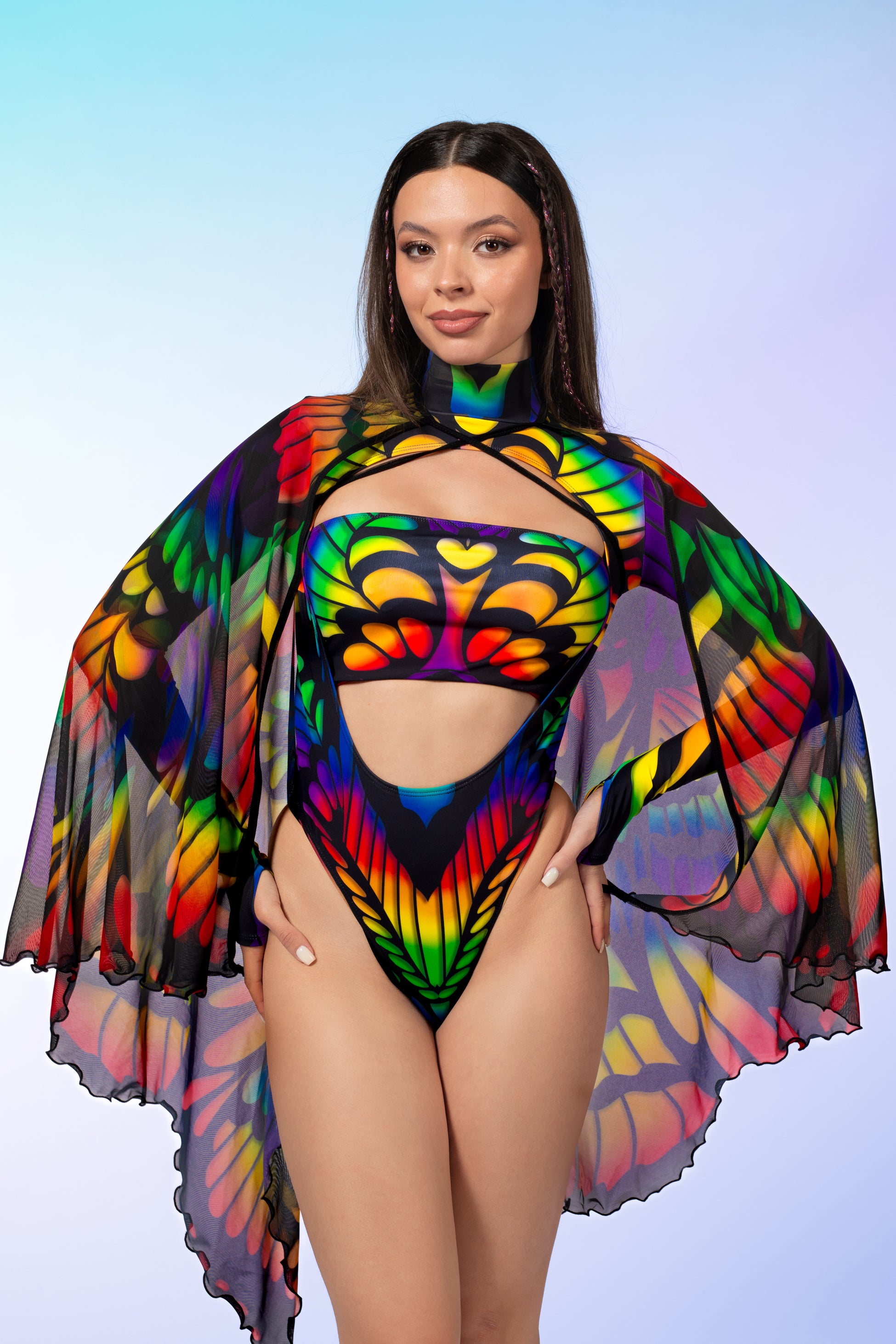 Rainbow Quiver Wings 1