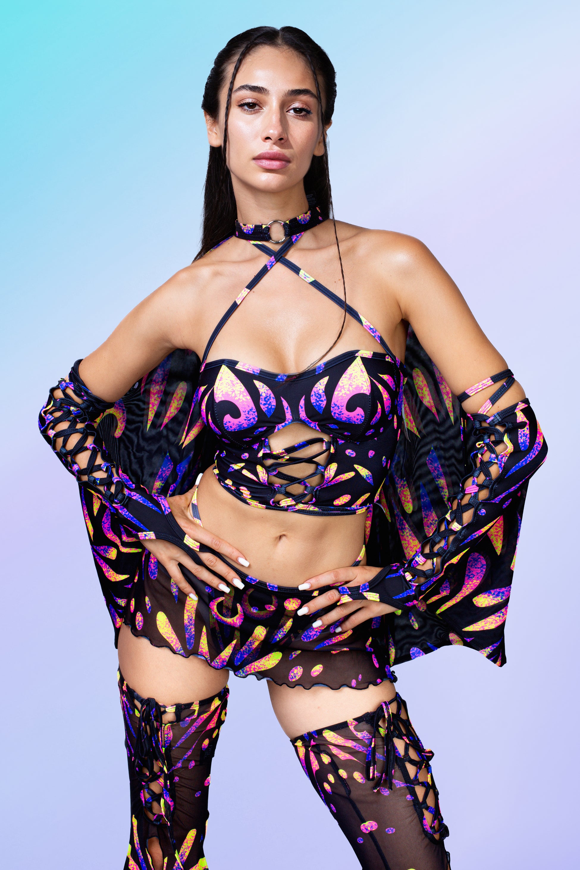 Dreamflight Mesh Micro Skirt 1