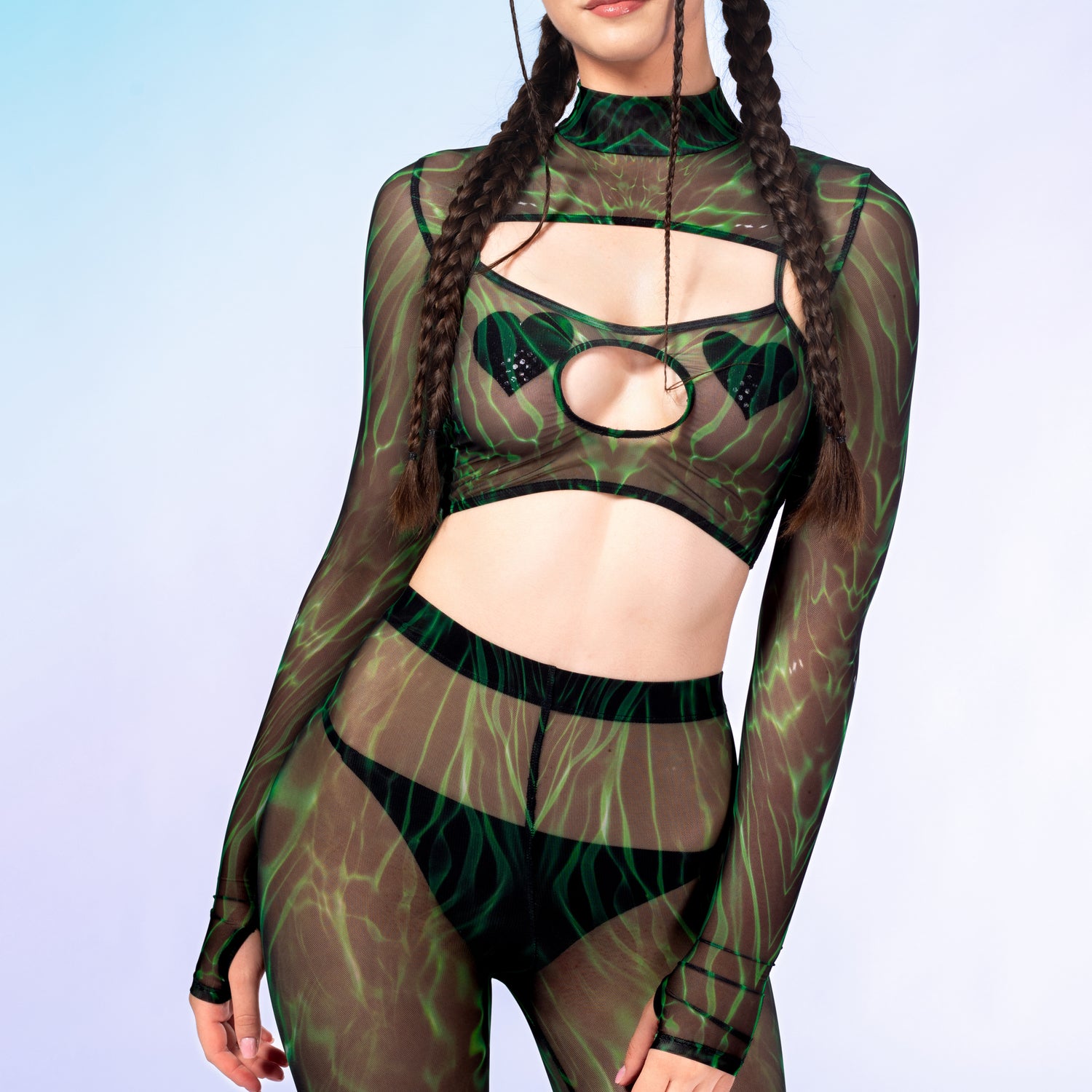 Electra Paradox Mesh Leggings Festival