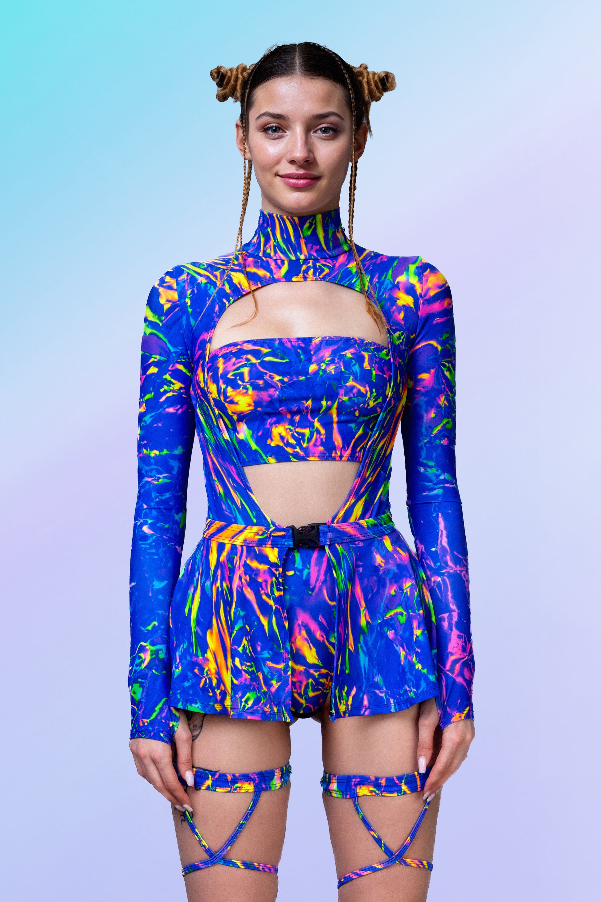 Dreamsicle Open-Heart Leotard 1