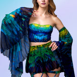 Birds of a Feather Mini Cloche Skirt