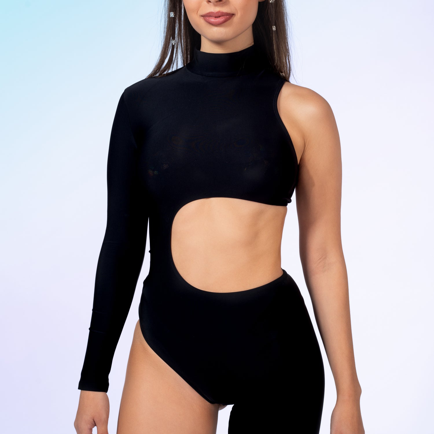 Just Black Asymmetrical Costume