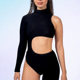Just Black Asymmetrical Costume